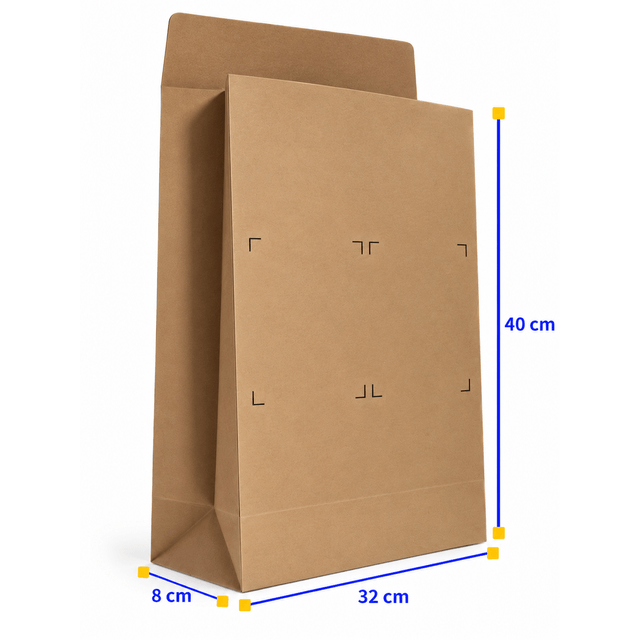 Envelope de papel kraft E-commerce M